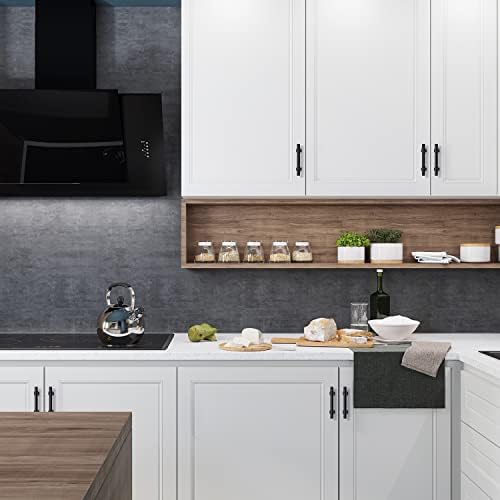 Transform Your Kitchen with 10 SBuff Sleek Durable Black Cabinet Handles
