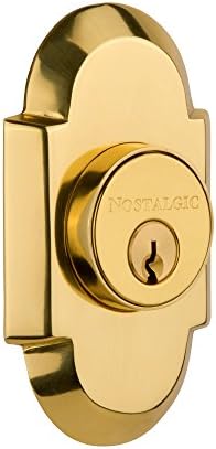 Nostalgic Cottage Plate Deadbolt Set
