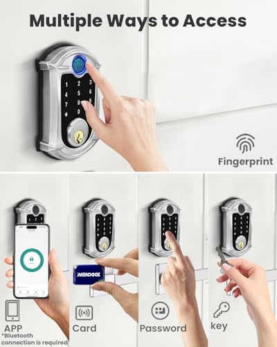MENDOCK UF02-SN GreenShield Smart Deadbolt