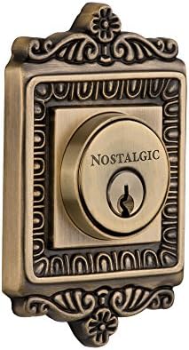 Nostalgic Warehouse Egg and Dart Deadbolt with Knob