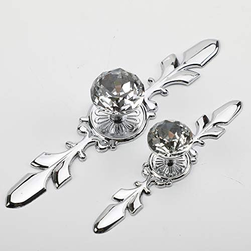 Durable Retro Cabinet knobs - 10-pack - 47 inch Silver
