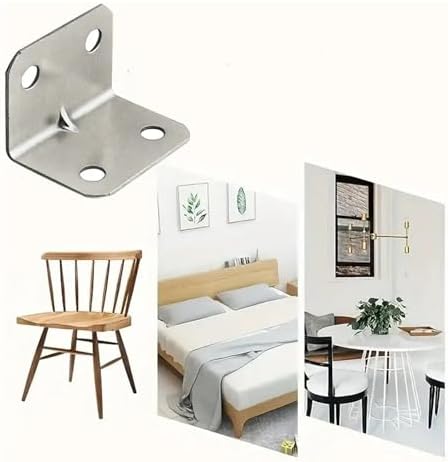 Stainless Steel L-Shape Corner Cabinet Hardware Back Plate