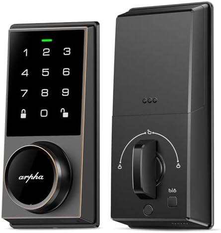 ARPHA Keyless Entry Door Lock with 50 Codes and 16 Passwords