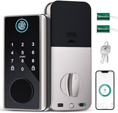 ENOKER Smart Deadbolt Fingerprint Door Lock Enhanced Security Convenience