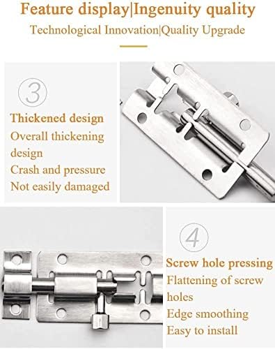 4-Piece Durable Door Lock