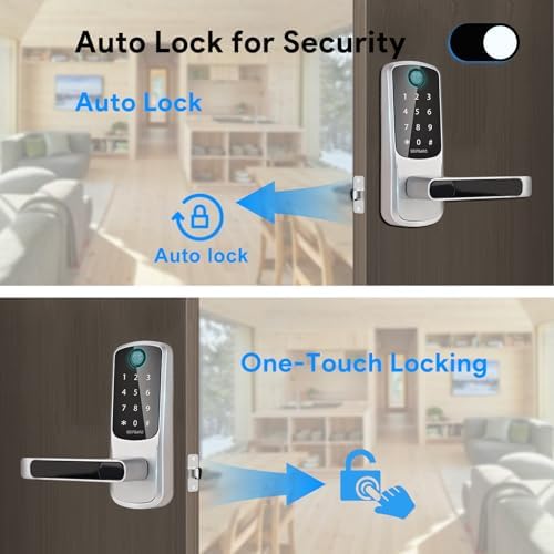 Keypad Door Lock with Fingerprint and App Control