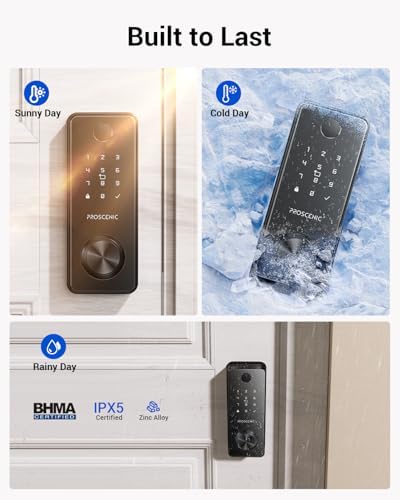 Proscenic L60 Smart Lock with Fingerprint and App Control 1