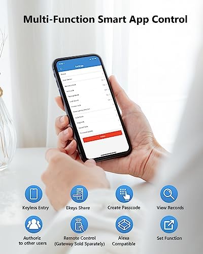 Zowill WiFi Smart Lock with Keyless Entry