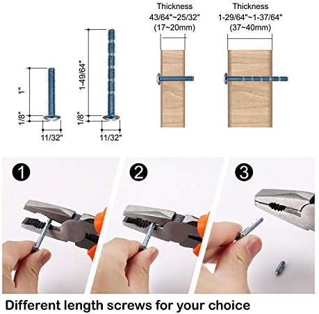 Amerdeco 10-Pack Champagne Bronze Cabinet Pulls 7-Inch Hole Centers Kitchen Handles