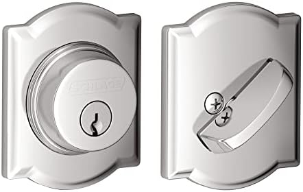 Secure Entry Deadbolt with Camelot Trim