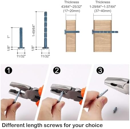 Durable Matte Black Cabinet Pulls 10-Pack