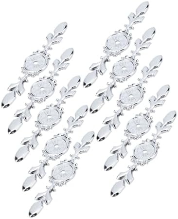 10-Piece Retro Zinc Alloy Cabinet Handle Backplate Set