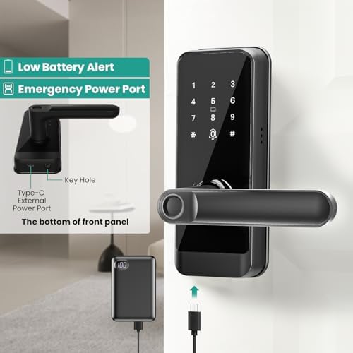 MOUSETRO 10-in-1 Fingerprint Secure Door Lock