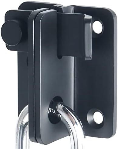 Stainless Steel Bolt Lock Matte Black