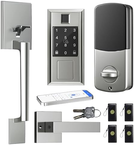 Smart Lock with Fingerprint Touchscreen and App Control