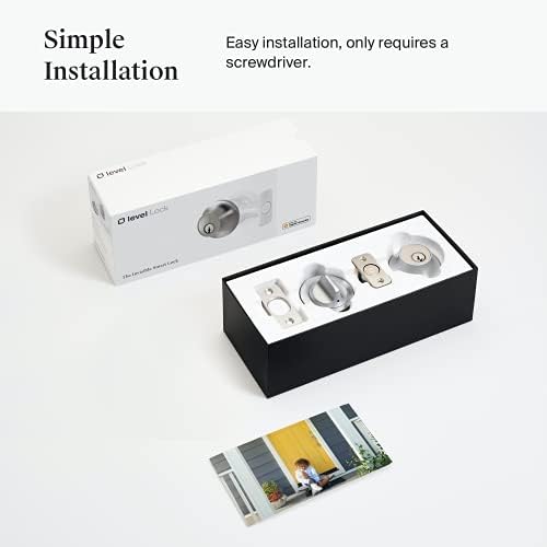 Level Smart Lock Deadbolt Worlds Smallest Satin Chrome