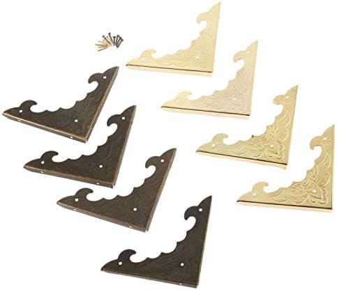 4-Piece Metal Corner Protectors -antique BronzeGold