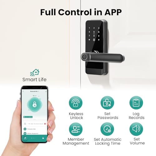 MOUSETRO 10-in-1 Fingerprint Secure Door Lock