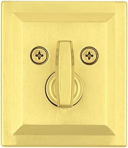 Baldwin Spyglass Door Deadbolt with SmartKey Re-key Technology