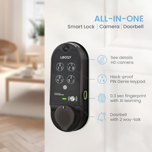 Secure Front Door Using Smart Lock with Fingerprint Keypad