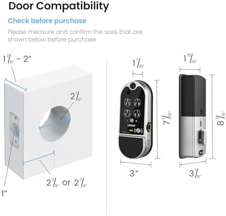 Lockly Vision Elite Door Lock with Camera System