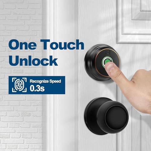 GeekTale Smart Deadbolt Lock with Fingerprint and App Control