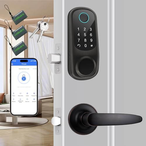 Fingerprint App Door Lock Set for Front Doors