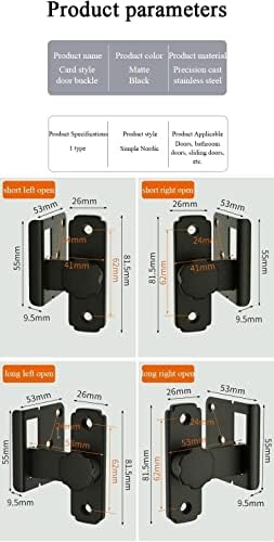 Surface Mounted Sliding Door Lock with Durable Bolts