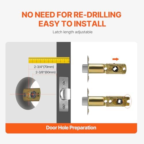 VEVOR Entry Door Locksets with Deadbolt 5-Pack