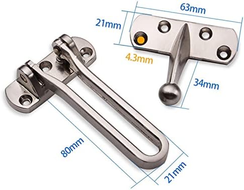 Safety Lock Deadbolt Chain Guard for Home Door