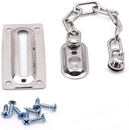 Stainless Steel Door Lock Silver Deadbolt with Built-In Screws