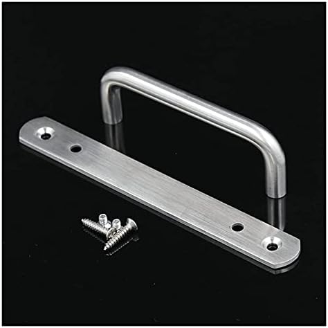Stainless Steel Door Handles Pair - Pull Push - Barn Door Hardware
