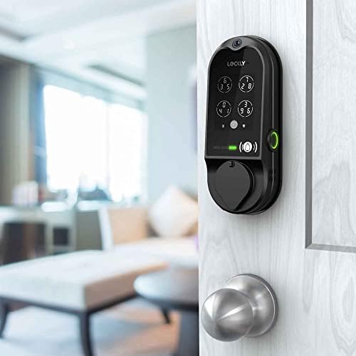 Lockly Vision Smart Lock Front Door Security with 3D Fingerprint Alexa