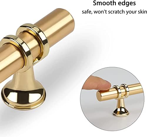 Leulan 25-Pack Gold Cabinet Pulls for Modern Kitchen Design