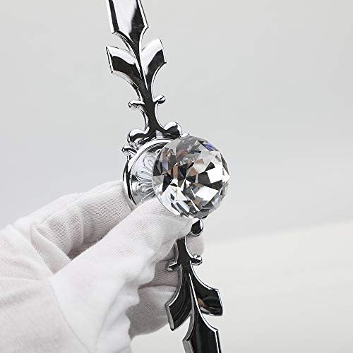 Durable Retro Cabinet knobs - 10-pack - 47 inch Silver