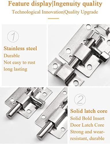 4-Piece Durable Door Lock