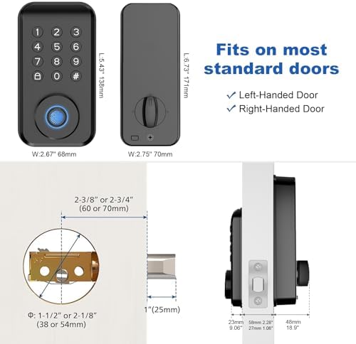 Fingerprint Door Lock with App Control