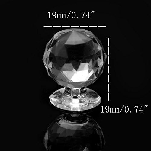 Luxury Crystal Transparent Knobs for Drawers Dressers