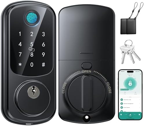 EmdoroSmart Lock Keyless Fingerprint Door Lock for Front Door