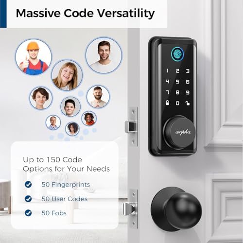 Secure Entry Door Lock 5-in-1 with APP Control