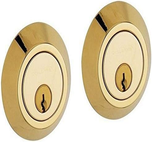 Sure-Loc DB202 3 Contemporary Double Cylinder Deadbolt Polished Brass