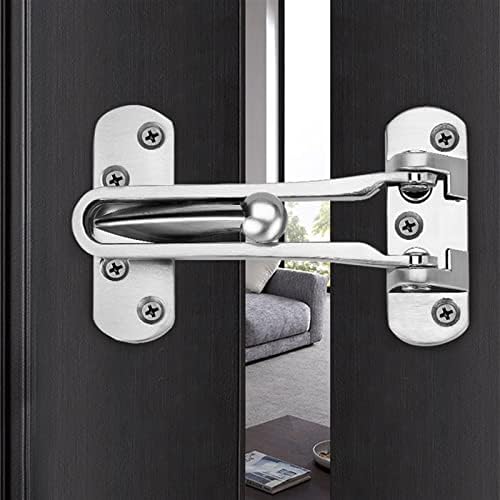 ZLOCYIVHE Black Stainless Steel Deadbolt for Hinged Entry Doors