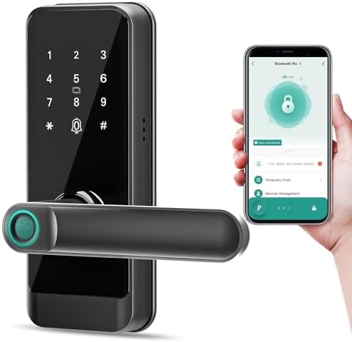 MOUSETRO 10-in-1 Fingerprint Secure Door Lock