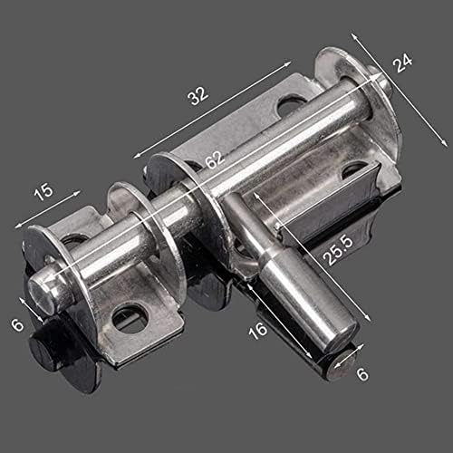 Durable Stainless Steel Door Lock with Chrome Finish
