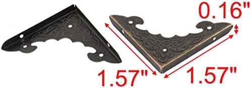 9-Piece Bronze Back Plate Set for Corner Protection