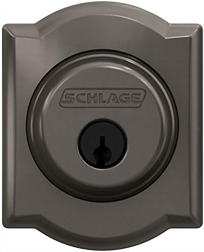 SCHLAGE B60N-CAM Single-Cylinder Decorative Deadbolt Lock