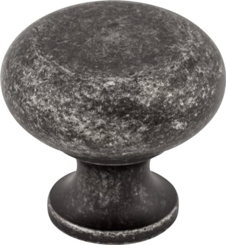 Top Knobs Somerset II Collection 1-14 Flat Faced Knob Black Nickel