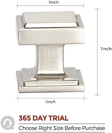 Home Expert Silver Cabinet Knobs 20 Pack 1