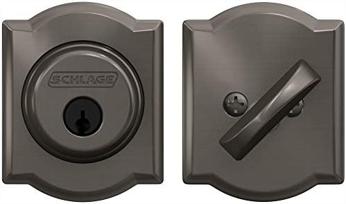 SCHLAGE B60N-CAM Single-Cylinder Decorative Deadbolt Lock