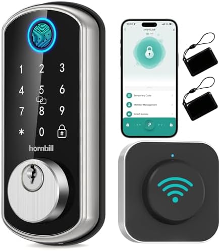 Hornbill Smart WiFi Front Door Lock